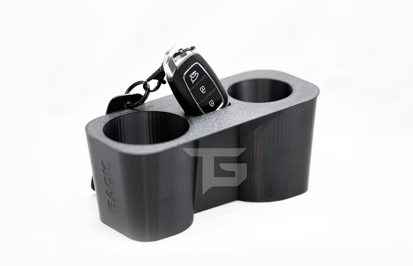 Carbon Fiber Cup Holder mit Keyslot (passend für Hyundai i30 N)